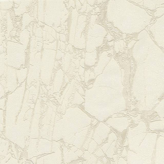 Halvány drapp lágyan aranyosan csillámló repedezett hatású márvány mintás olasz luxus tapéta 84604 - - Kép