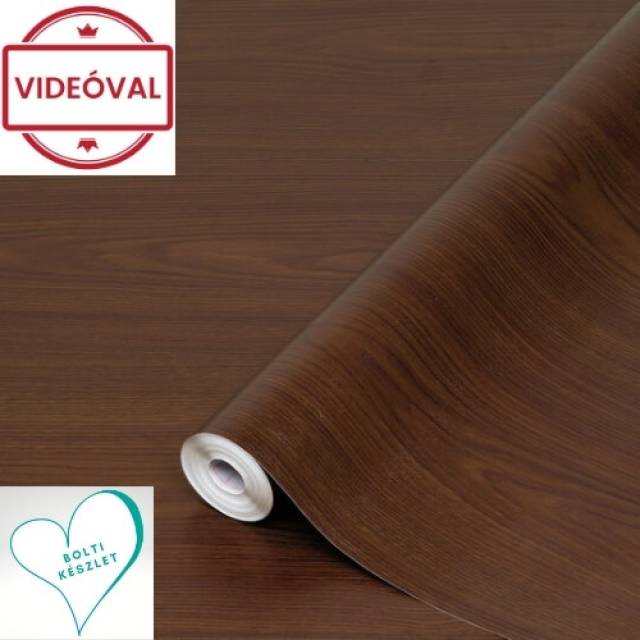 Faerezetű öntapadós fólia sötét wenge Dark Maron 280-2234 - Alkor - Kép