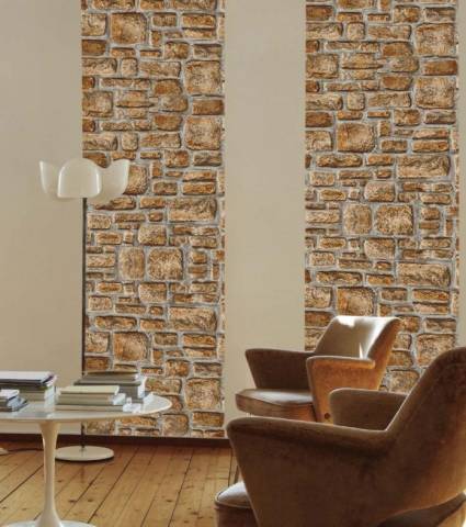 Alkor STONE WALL terméskő mintás öntapadós fólia 45cm - Kép