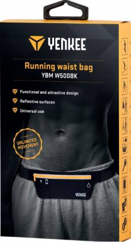 Yenkee YBM W500BK Outdoor övtáska futóknak - Kép