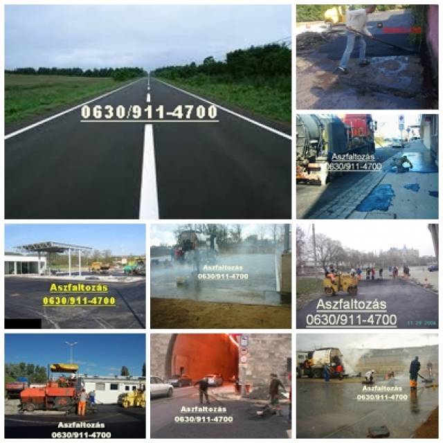aszfaltozás,utépítés - Kép