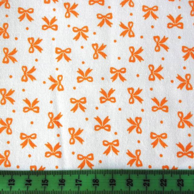 Írisz narancssárga masnis pamutvászon - Canvas - Kép