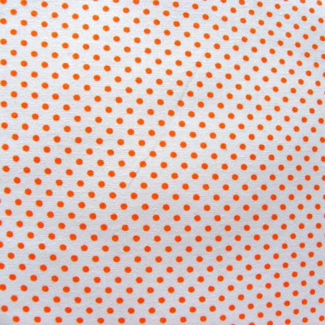 Írisz narancs aprópöttyös pamutvászon - Canvas - Kép