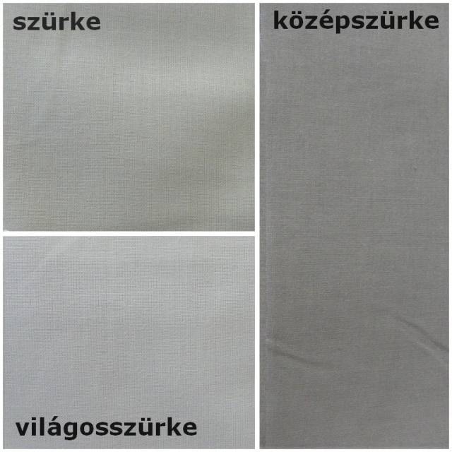 Uni, egyszínű pamutvászon, középszürke - Canvas - Kép