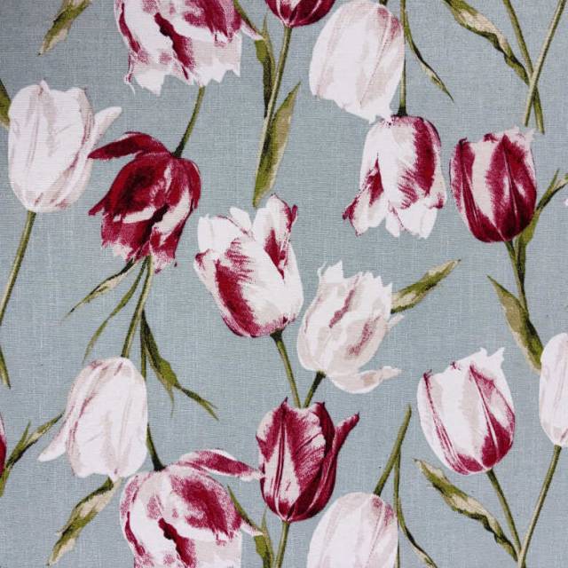 Tavaszi tulipán mintás dekorvászon, loneta - HomeTextiles - Kép