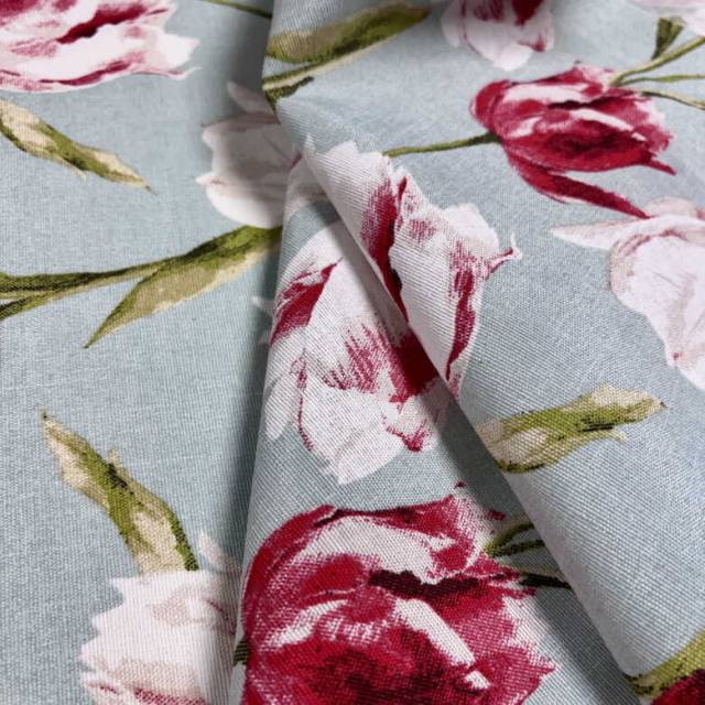 Tavaszi tulipán mintás dekorvászon, loneta - HomeTextiles - Kép