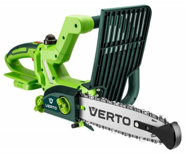 AKKUS LÁNCFŰRÉSZ VERTO 52G585 LI-ION 18V 25CM, AKKU NÉLKÜL - Kép
