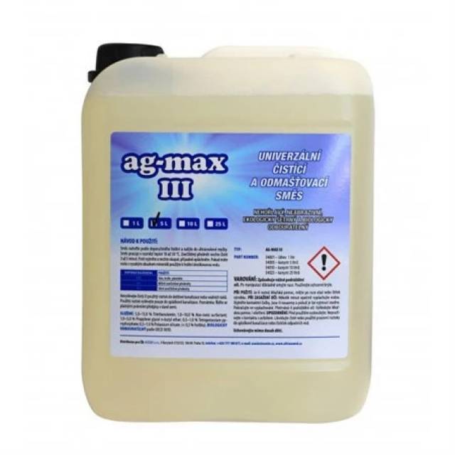 SIMPLY SONIC Ultrahangos tisztító folyadék koncentrátum AG Max III 5l - Kép