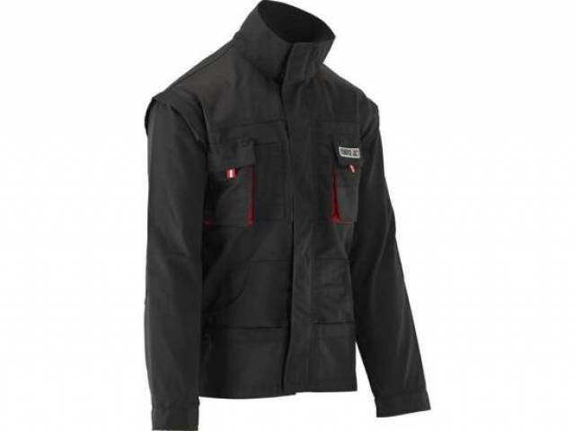 YATO YT-8022 DUERO munkavédelmi kabát fekete-piros L (8022) - Picture