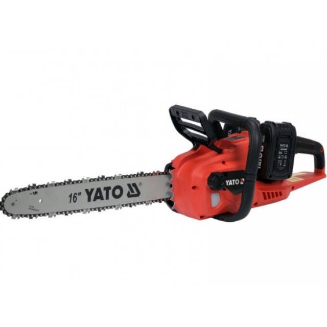 YATO YT-828131 Akkumulátoros láncfűrész 16" 2 x 18 V (828131) - Kép