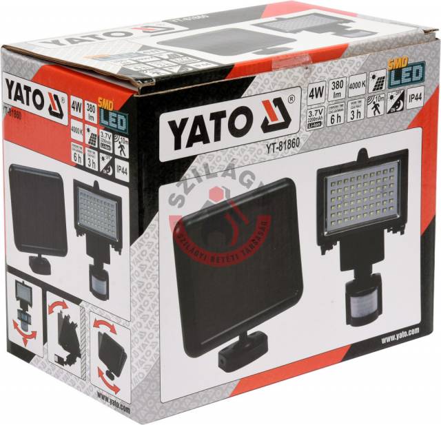 YATO YT-81860 LED reflektor 4W 380lm 3.7V 2200mAh (81860) - Kép