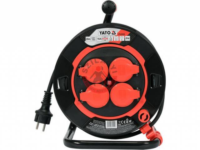 YATO YT-81052 Hosszabító kábeldob 3x1,5 mm IP 44 20m (81052) - Kép