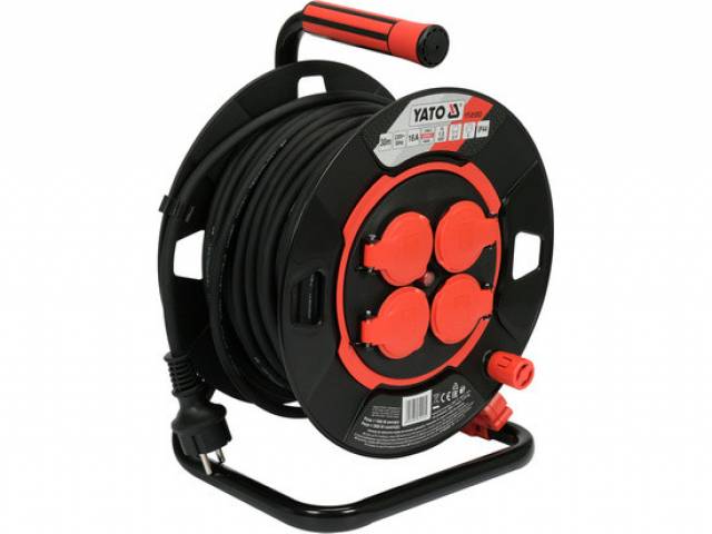 YATO YT-81053 Hosszabító kábeldob 3x1,5 mm IP 44 30m (81053) - Kép