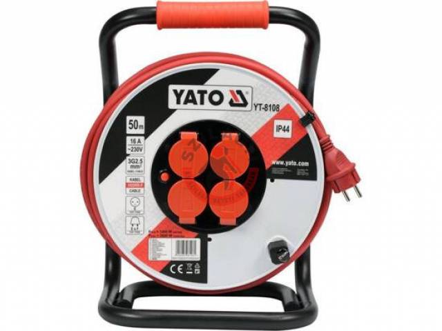 YATO YT-8108 Kábeldob 3x2,5 mm 50 m IP 44 (8108) - Kép