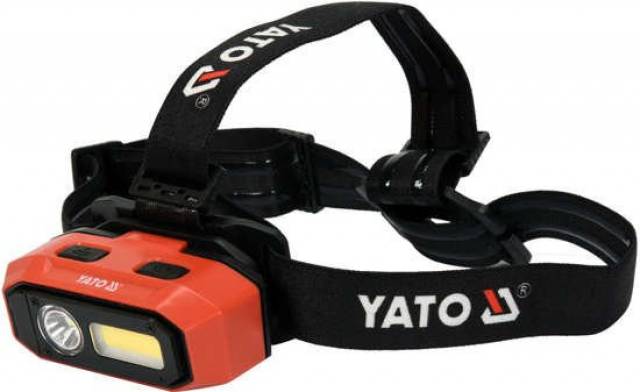 YATO YT-08594 Fejlámpa LI-ION 3,7V 2200MAH, IP54 (08594) - Kép