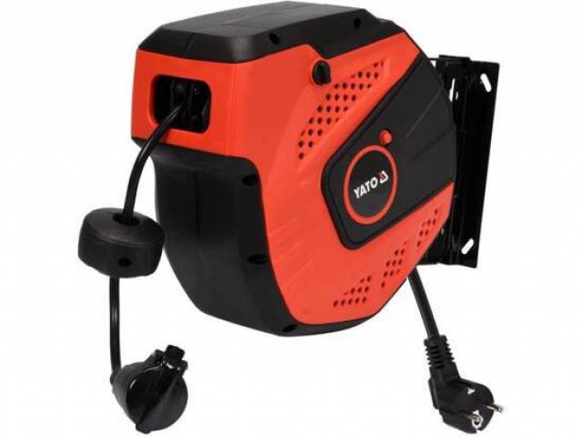 YATO YT-81220 Automata kábeldobos hosszabbító 10+1m IP34 (81220) - Kép