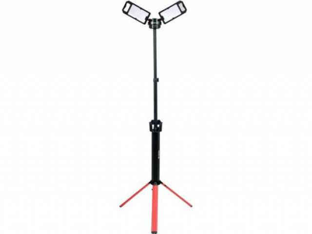 YATO YT-81811 Akkus LED dupla reflektor állvánnyal 5000 lm, 96-180cm (81811) - Kép