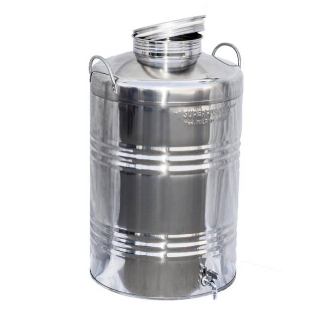 Kanna hordó csappal | Inox | 5L - Kép