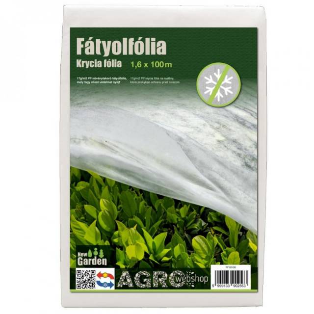 Fátyolfólia 1,6×100m | Fehér | 17g/m - Kép