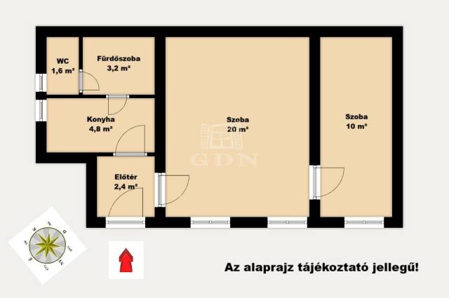 Eladó - Lakás (téglaépítésű) - Azonnal költözhető tégla lakás! - Kép