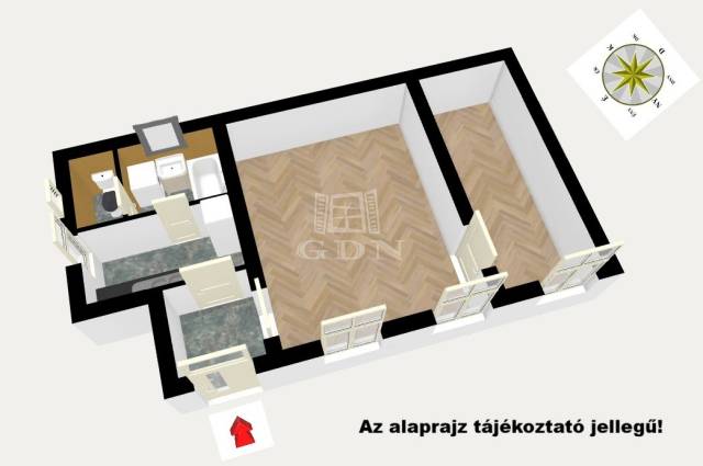 Eladó - Lakás (téglaépítésű) - Azonnal költözhető tégla lakás! - Kép