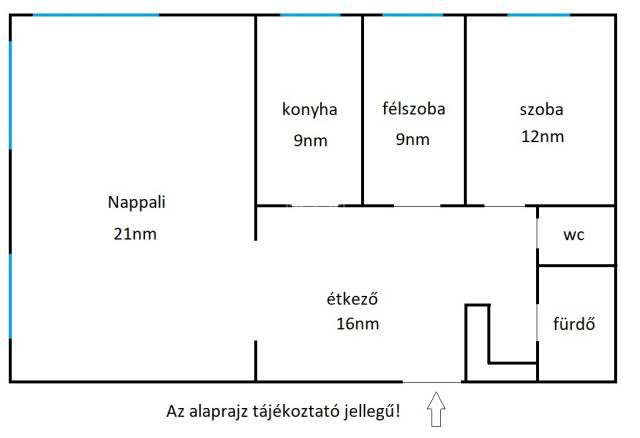 Eladó - Lakás (panel) - Káposztásmegyeren - Kép