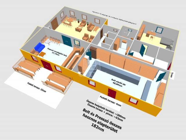 Eladó - Üzlethelyiség - Május 1. tér - Kép