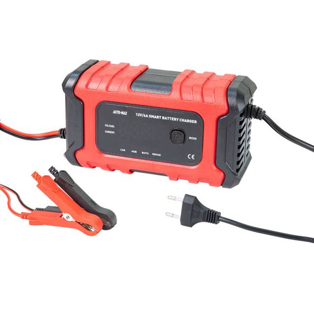 Autó akkumulátor töltő 12V/6A SMART AM7221 - Kép