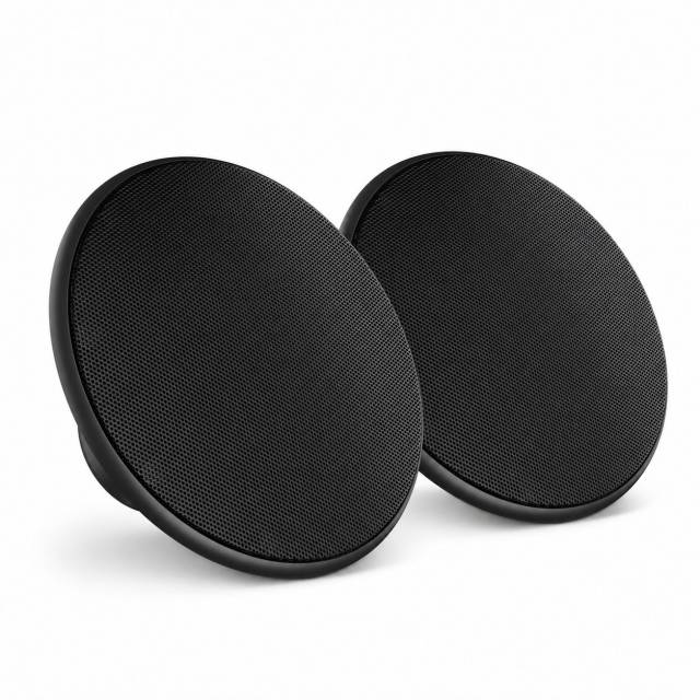 Koaxiális hangszóró hajóra, 165 mm, 75W RMS, süllyeszthető, UV- és sóálló kivitel, fekete színben, H - Kép