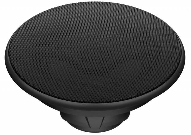Koaxiális hangszóró hajóra, 165 mm, 75W RMS, süllyeszthető, UV- és sóálló kivitel, fekete színben, H - Kép