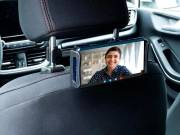 Telefon és Tablet tartó fejtámlára, állítható 12-21cm-ig, Dunlop