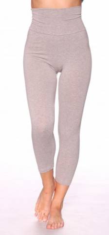 Drapp színű leggings - térd alá érő  - Mandala - Kép