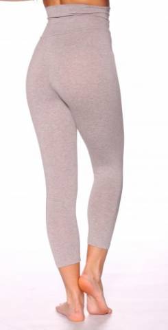 Drapp színű leggings - térd alá érő  - Mandala - Kép