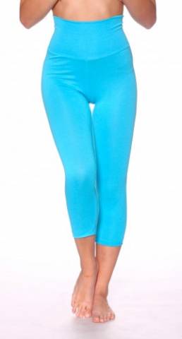 Kék színű leggings - térd alá érő  - Mandala - Kép