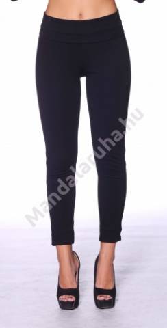Hosszú, sztreccses nadrág - fekete - (S) (XL) (3XL) - Mandala - Kép
