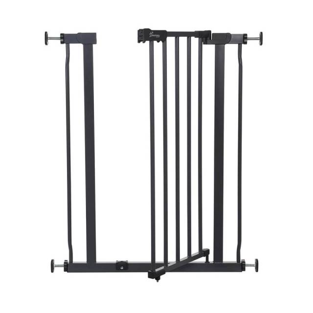 Dreambaby 'AVA SLIMLINE' Keskeny önfeszítős ajtórács, antracit (61- 67 cm) - Kép