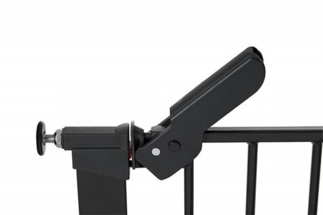 Babydan ASTA önfeszítős ajtórács, fekete (73,5 - 79,6 cm, bővíthető) - Kép