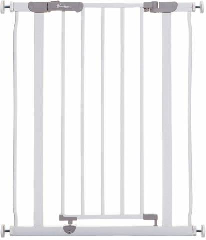 Dreambaby 'AVA SLIMLINE' Keskeny önfeszítős ajtórács, fehér (61- 67 cm) - Kép