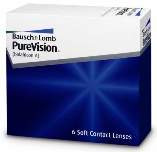 Bausch & Lomb Purevision (6db) havi kontaktlencse - Kép