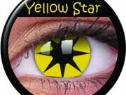 Colorvue Crazylens Yellow Star (2db) színes kontaktlencse