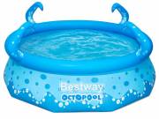 Octopool puhafalú kerti medence 247x76cm