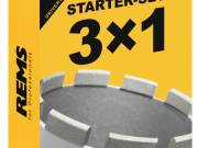 REMS UDKB LS Gyémánt magfúró korona 62+82+132 szett