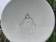 Parabola antenna 120cm prímfókuszos wifi műhold vétel