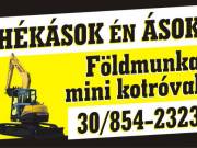 Hékások én ások - gépi földmunka minikotróval