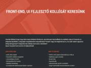 Front-end, UI fejlesztő kollégát keresünk