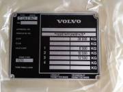 Adattábla busz bus Volvo