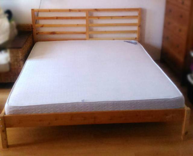 Ikea tarva 200x160 cm franciaágy materasso matraccal eladó ...