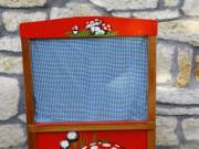 Antik retro báb bábos bábjátékos paraván