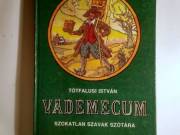 Vademecum (Tótfalusi István) 1986 (8kép+tartalom)