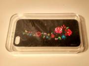 iPhone 5 és 5S Tok (Ver.2) új (műanyag fekete mintás)